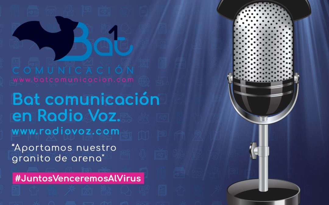 Entrevista a Bat comunicación en Radio La Voz con Eva Millán. Programa voces de Galicia